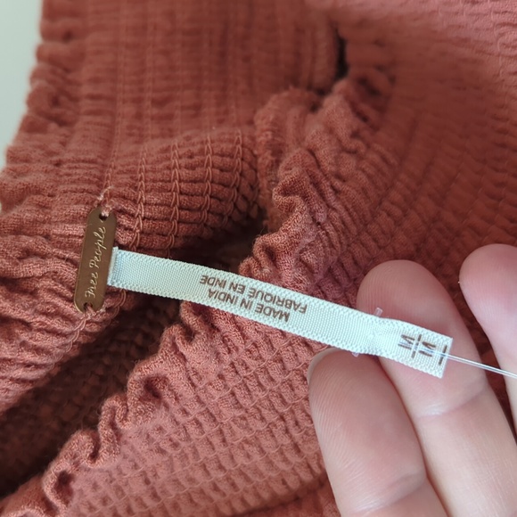 Free People Go For Drama Top One Shoulder Ruffle - Size Medium - Picture 5 of 11